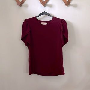 Michael Kors Maroon Blouse - Medium